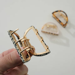 Half Moon Metal Claw Clip- Small