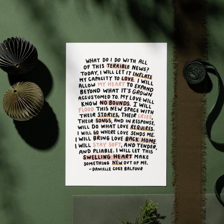 This Swelling Heart Mini Print