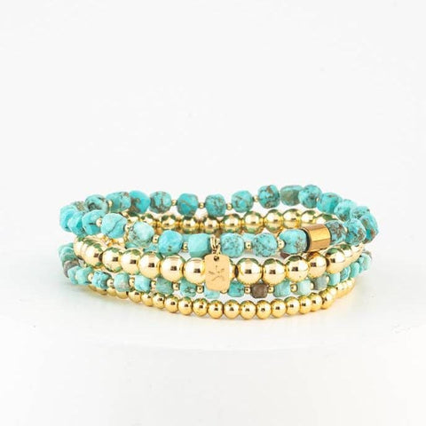 Hope + Harmony Beaded Bracelet Stack