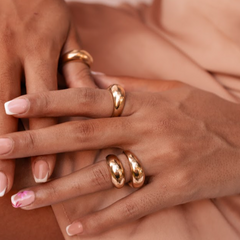 gold dome rings 