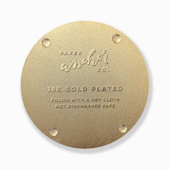 Summer Garden Party Gold Coasters