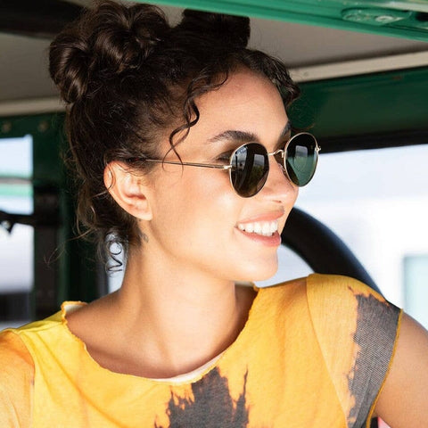 Ash Polarized Matte Gold Sunglasses - Redemption Market