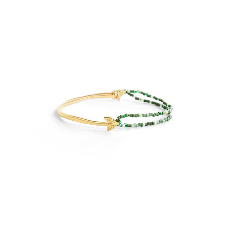 Grounded Hope Half-Cuff Gold Bracelet