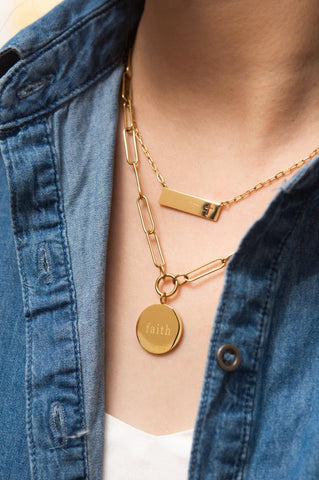 ethical gold cross necklace 