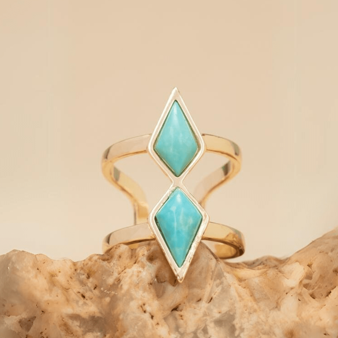 Strength & Serenity Turquoise Ring