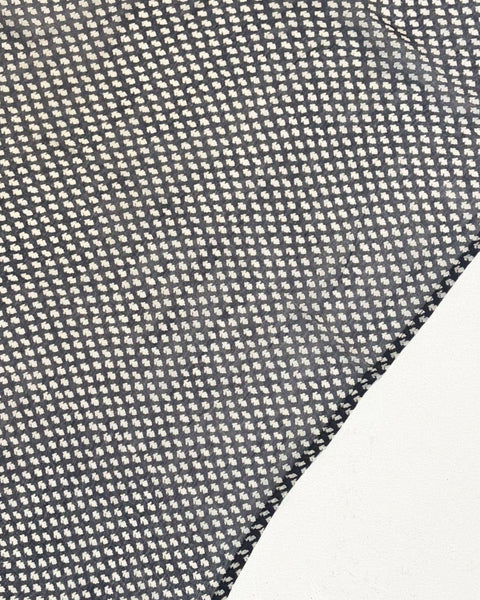Adeline Navy Block Printed Scarf