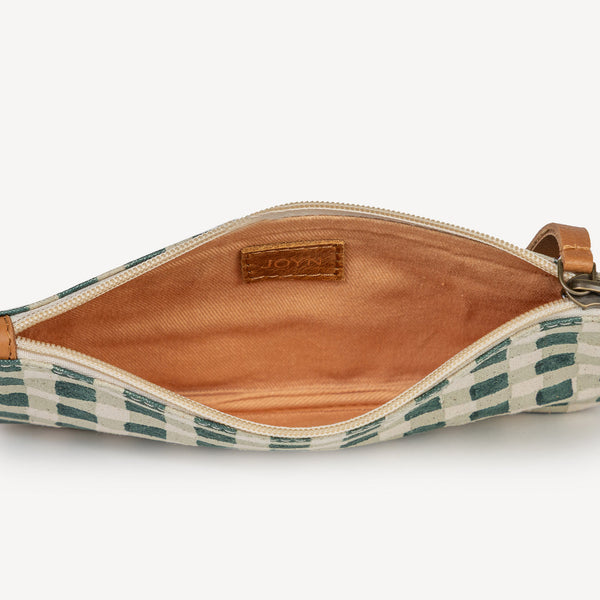 Pencil Pouch- Evergreen Gingham
