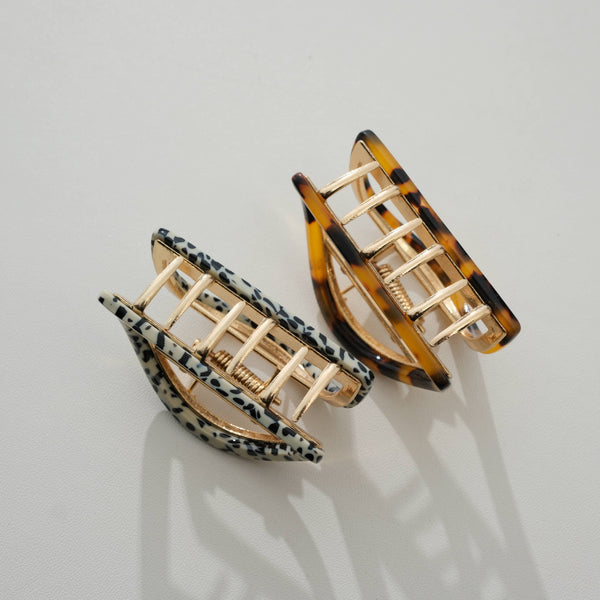 Half Moon Metal Claw Clip- Small