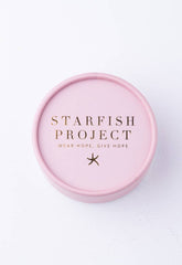 Pink container with 'Starfish Project' branding on a white background