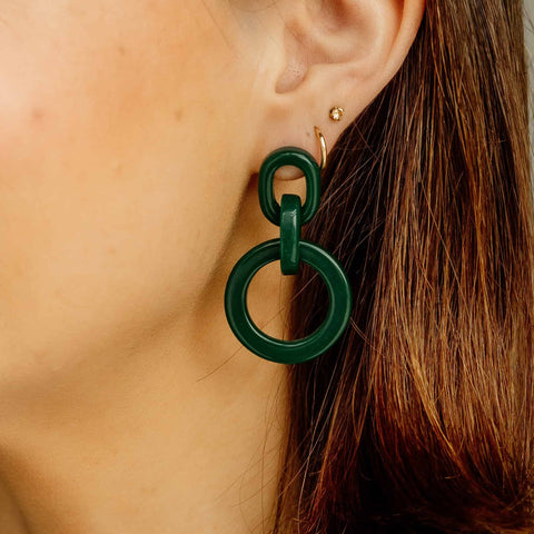 Green Hali Earrings