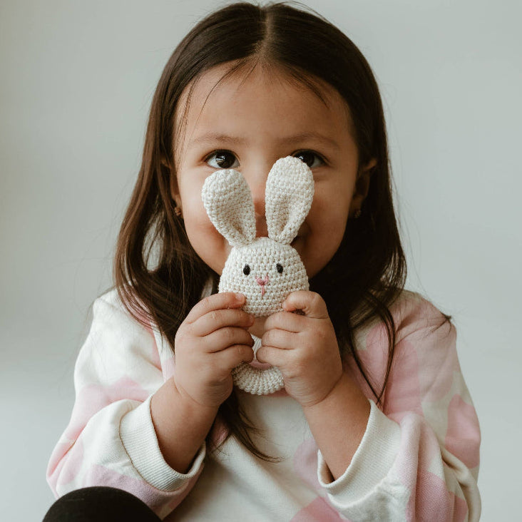 Crochet Bunny Baby Toy