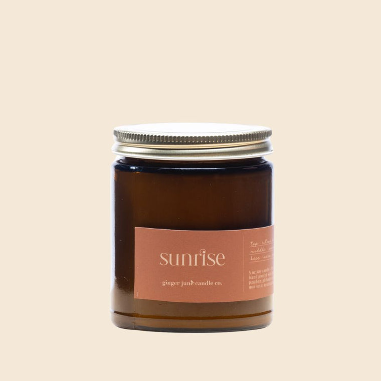 Sunrise Nontoxic Soy Candle