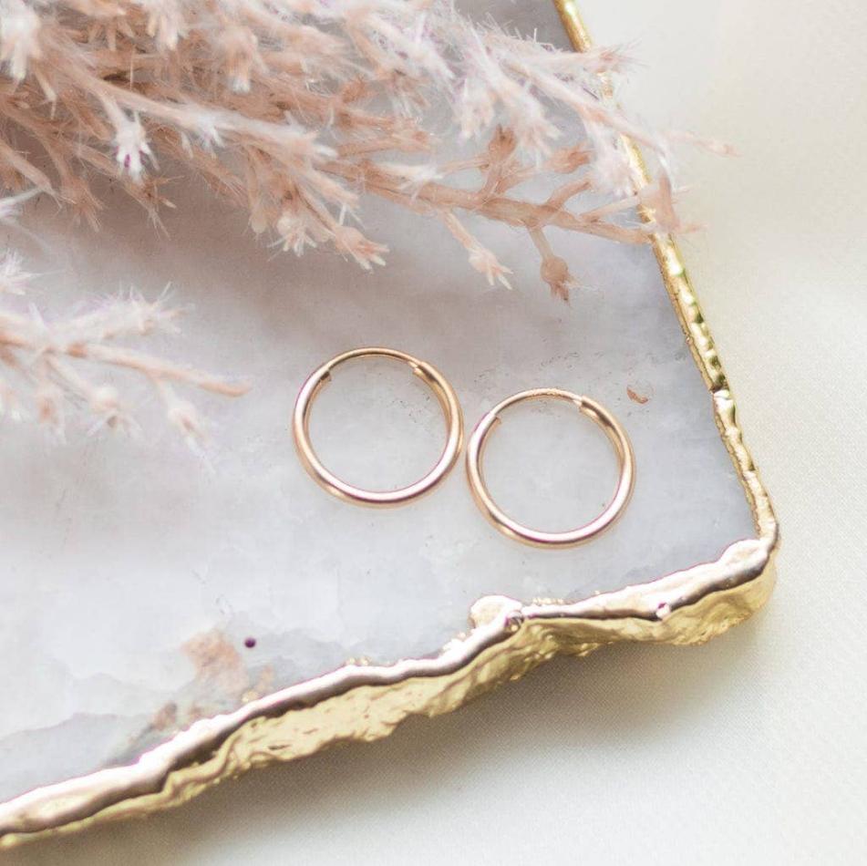 ethical gold hoop earrings