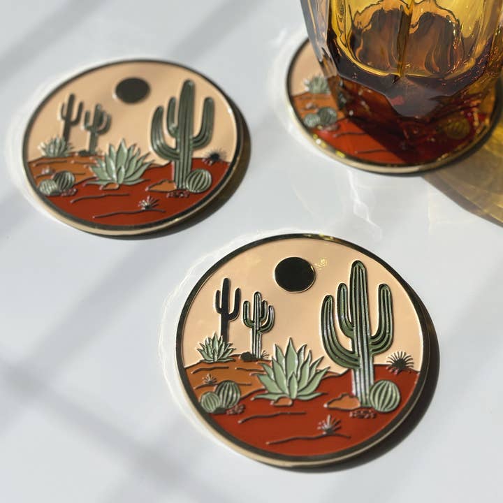 Desert Luxe Coaster- Gold Plated