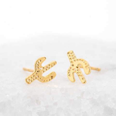 Gold Cactus Earrings- SPECIAL OFFER!