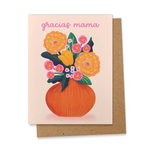 Gracias Mama Floral Spanish Mother's Day Card
