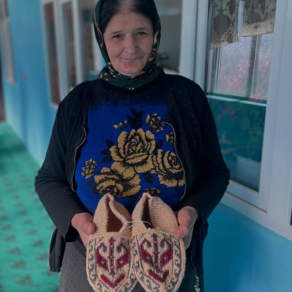 Azerbaijani socks artisan 