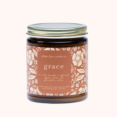 Grace Soy Candle- Lavendar + Cedarwood