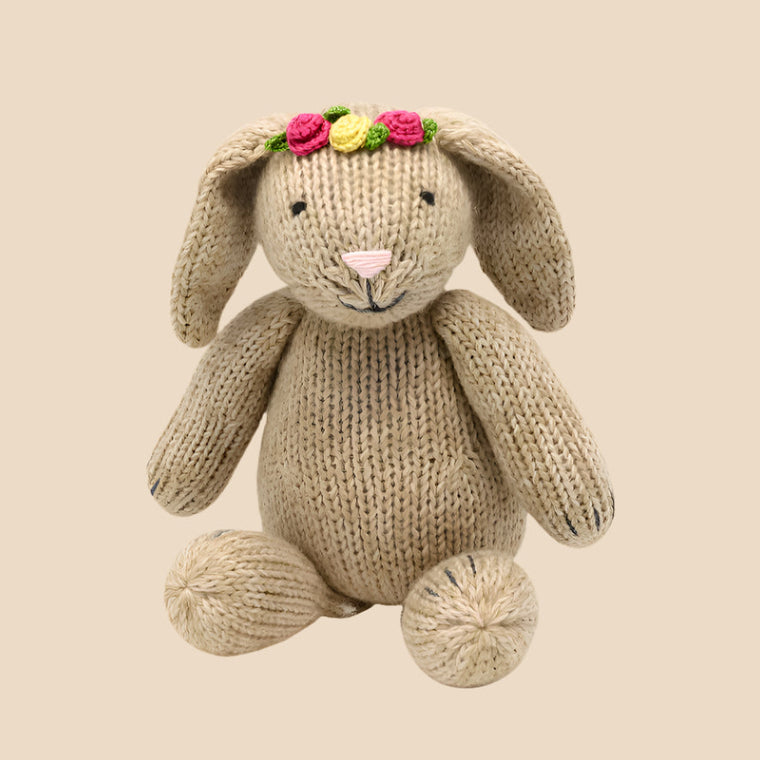 Handknit Bunny Friend- Peru