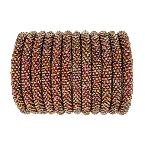 Celebrate the bounty of the season with our Warm Gold Roll-On  Beaded Br...