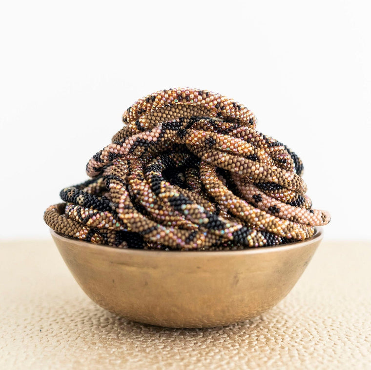 Jaguar Roll-On Beaded Bracelets