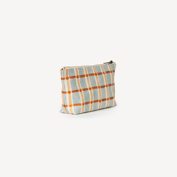 Waterproof Pouch- Powder Plaid