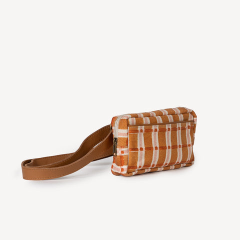 Crossbody/Belt Bag- Ember Plaid