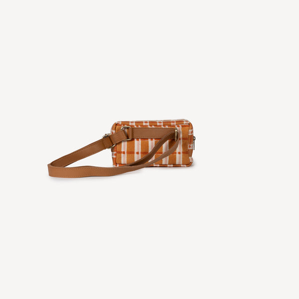 Crossbody/Belt Bag- Ember Plaid