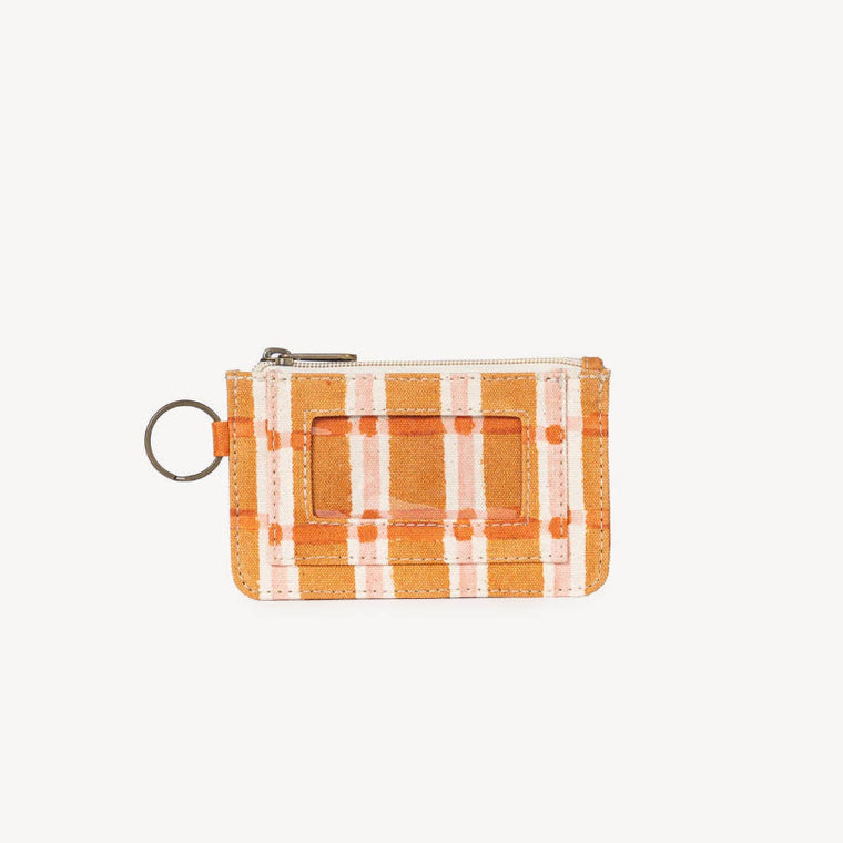 ID Pouch- Ember Plaid