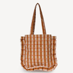 Momo Tote- Ember Plaid