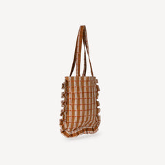 Momo Tote- Ember Plaid