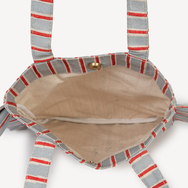 Momo Tote- Blanket Stripe