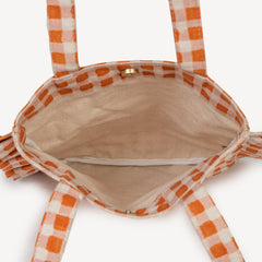 Momo Tote- Harvest Gold Gingham