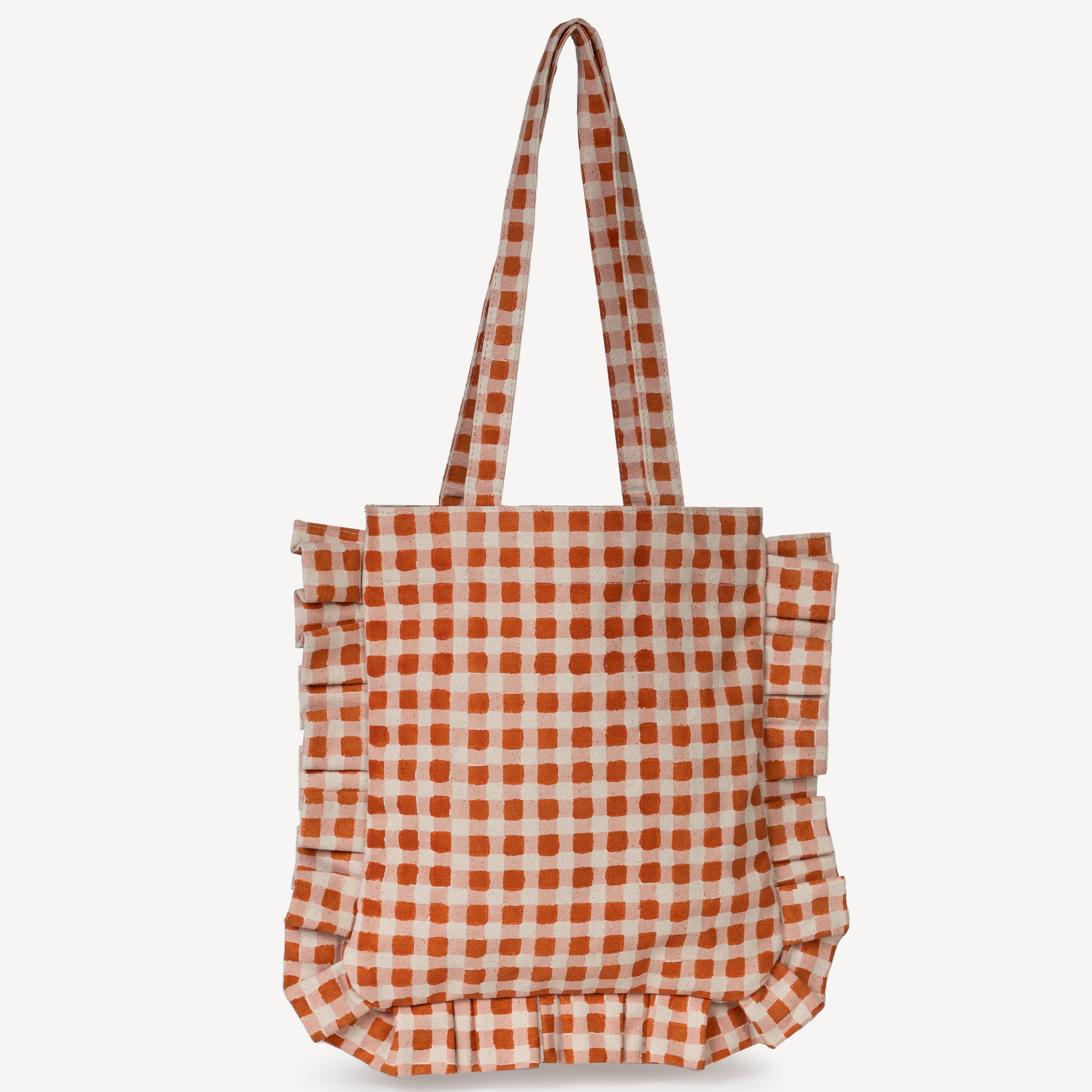 Momo Tote- Harvest Gold Gingham
