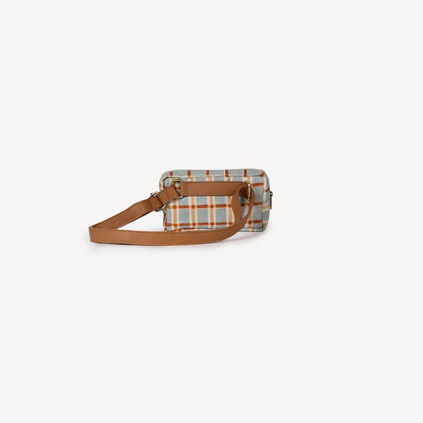 Crossbody/Belt Bag- Powder Plaid