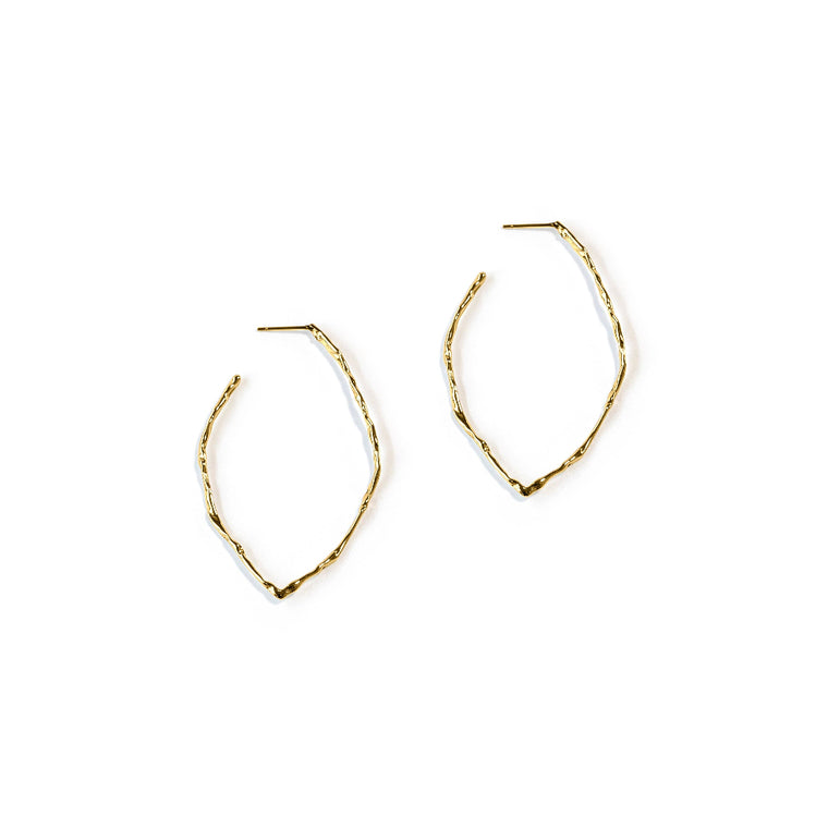 Leaf of Giving Earrings- Gold
