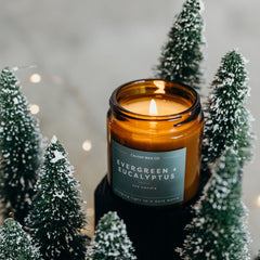 Evergreen + Eucalyptus Mini Candle