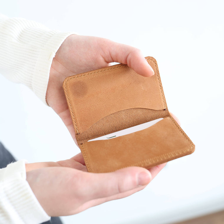 Mini Fold Leather Wallet