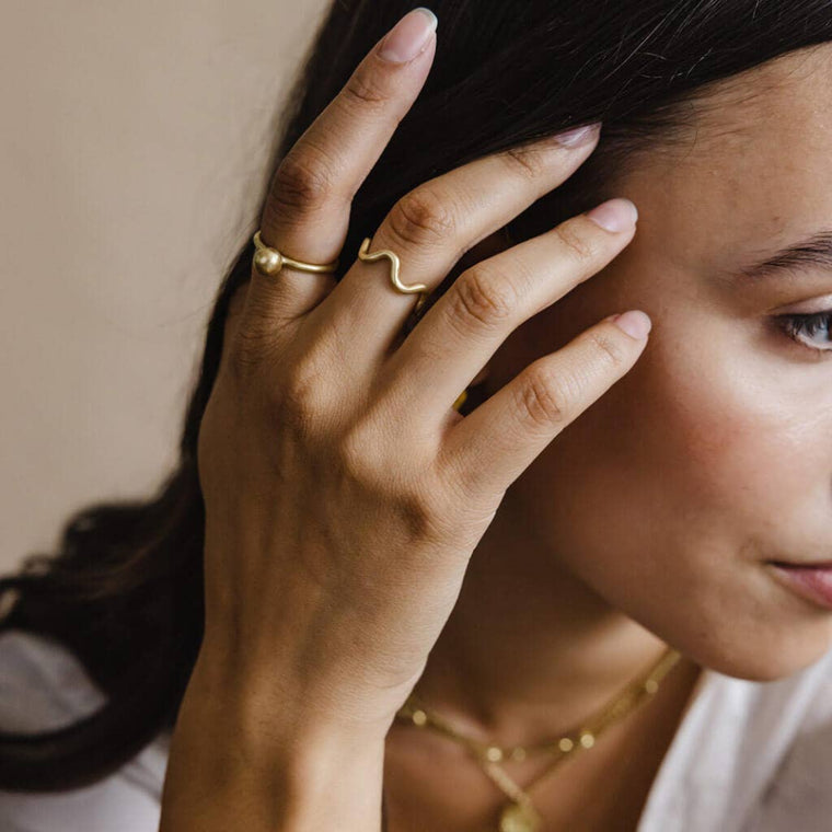 Wavy Band Ring
