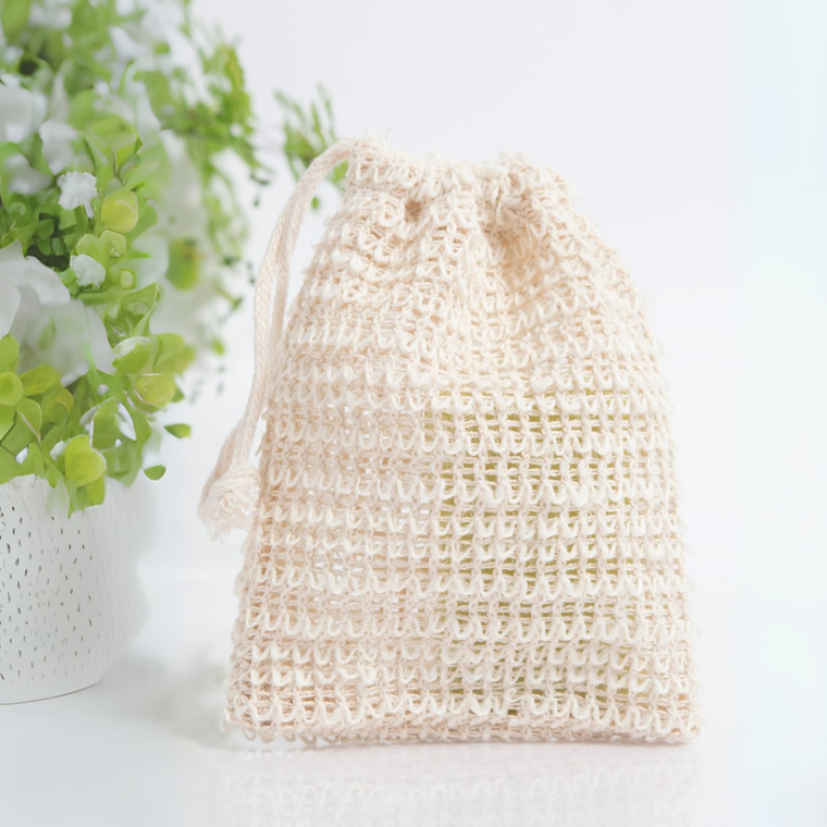 Natural Sisal Fiber Soap Bag