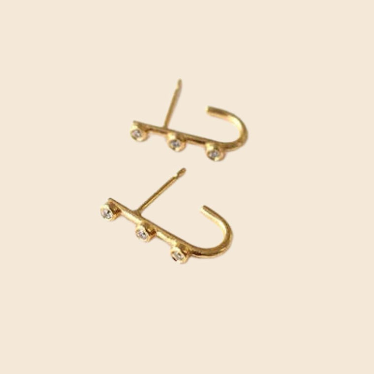 Nina Studs - Gold