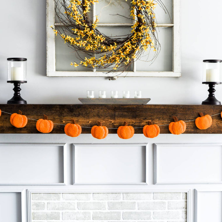Pumpkin Garland- Orange