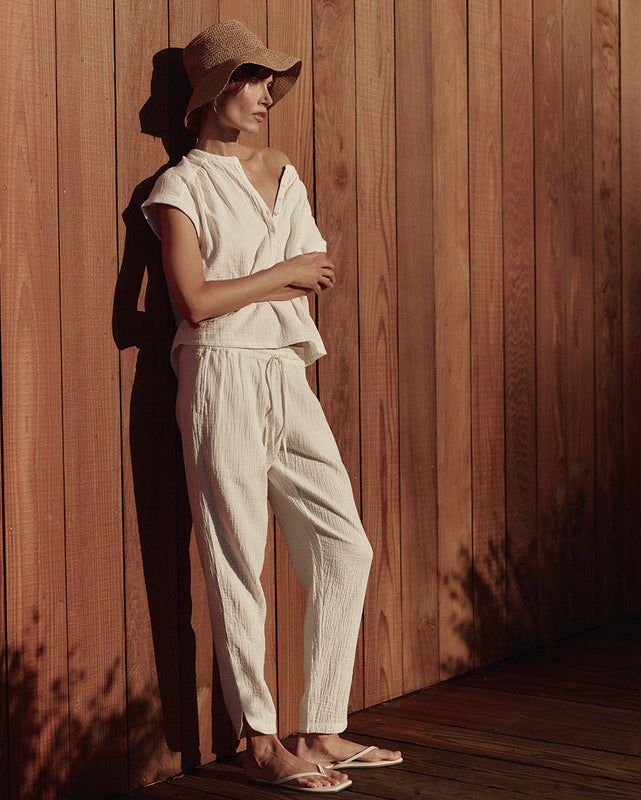 Coastal Organic Tapered Pull-On Pant