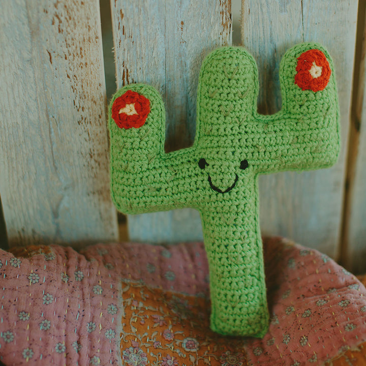 Organic Rattle- Friendly Cacti