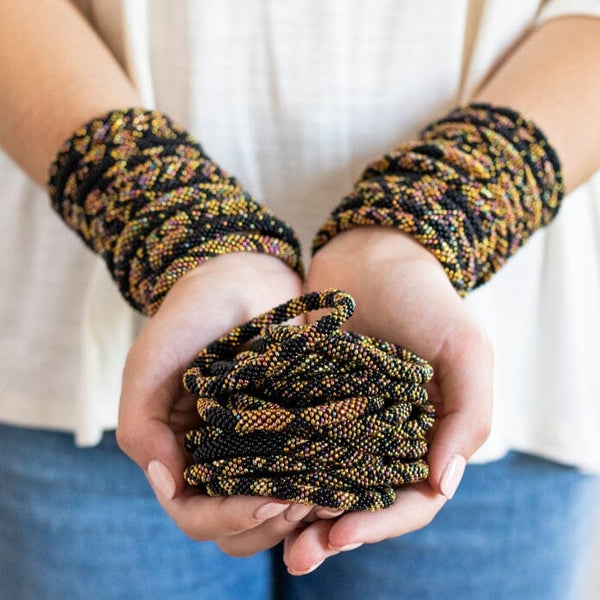 original fair trade roll on bracelets from Nepal