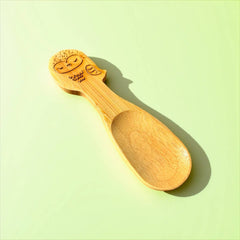 Bamboo Animal Utensil- Owl Spoon