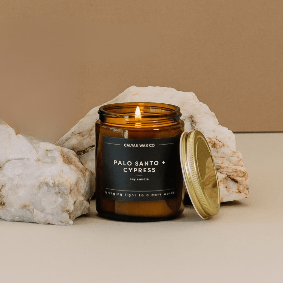 Palo Santo + Cypress Soy Candle - Redemption Market