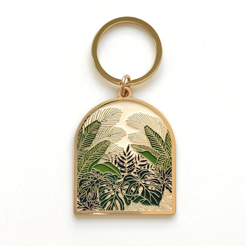 Our plant-inspired keychain turns original hand-illustrations into a bea...