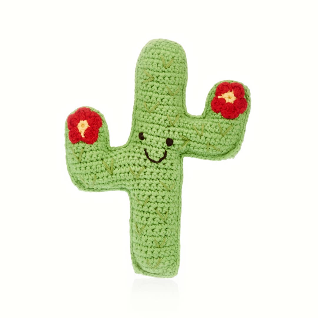 Organic Cactus Toy Rattle