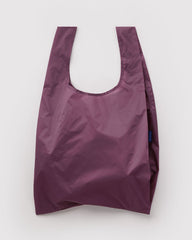 Purple reusable bag on a white background